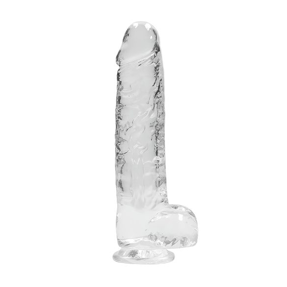 RealRock - dildo realistisk - genomskinlig - 22cm