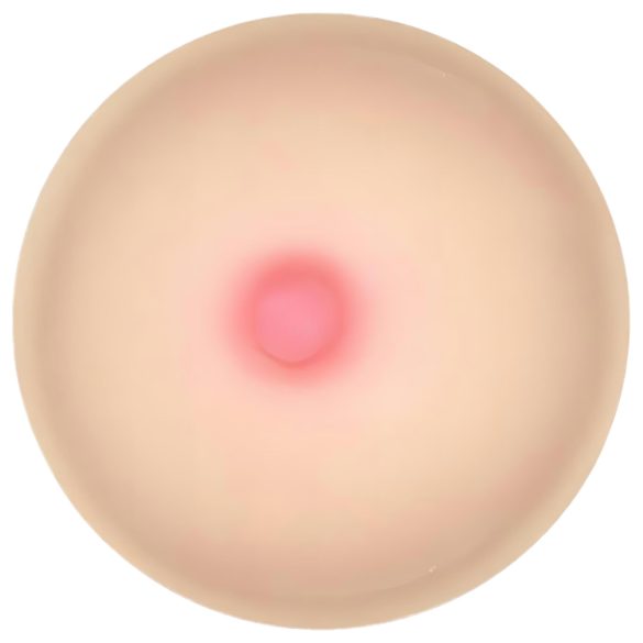 Titty - tvåltvål bröstformad - naturfärg 95g