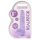 REALROCK - genomskinlig naturtrogen dildo - lila (15 cm)