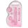 REALROCK - transparent naturtrogen dildo - rosa (15 cm)