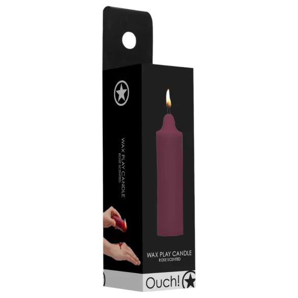 Ouch Rose - massage- och kroppsljus - rosdoft - paraffin - 100g