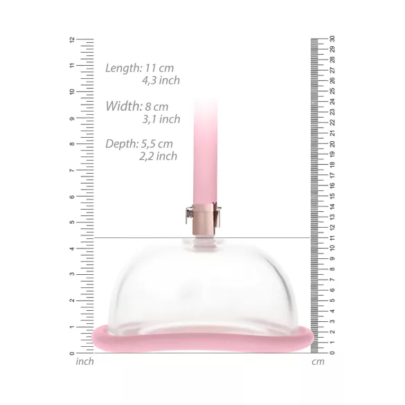 Pumped - handhållen vaginapump - rosa