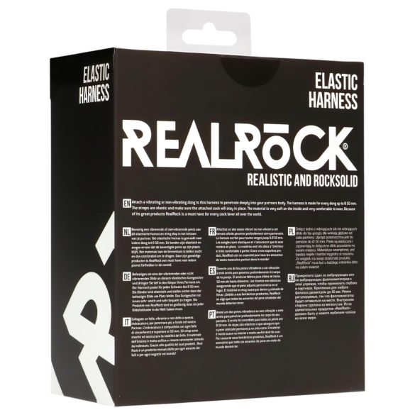 RealRock - strap-on underbyxa - elastisk - svart