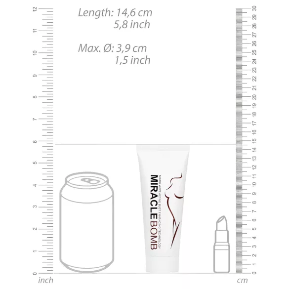 Pharmquests Miracle Bomb - bröstförstoringskräm - uppstramande - 100ml