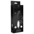Alexios - vibrator med klitorisstimulering - fjärilsdesign - svart