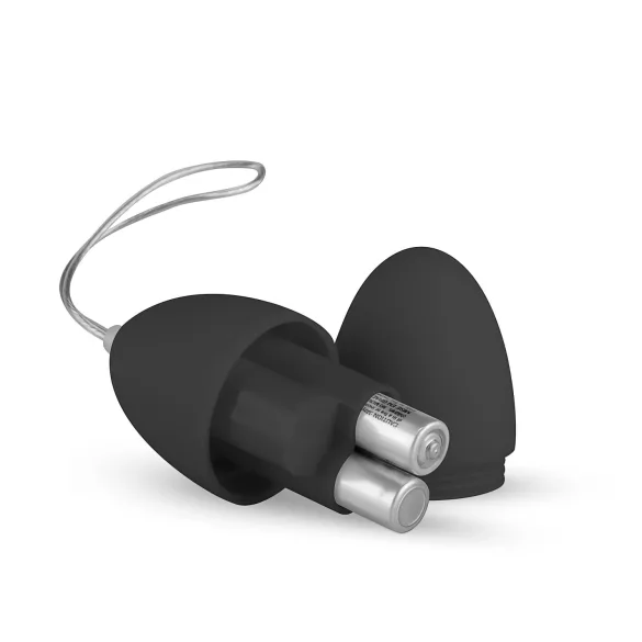 EasyToys - bärbart radiostyrt vibratorägg med 7 rytmer (svart)