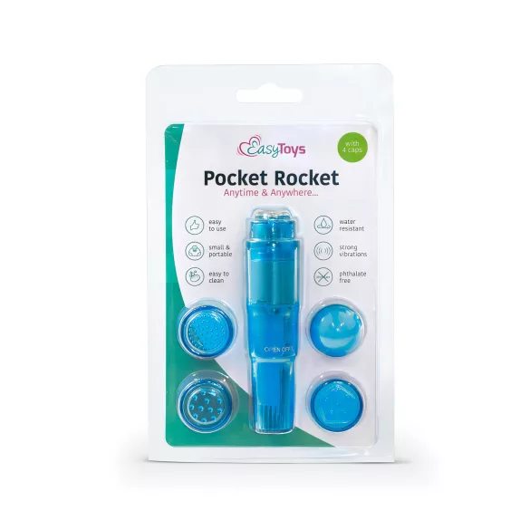 Easytoys - minivibrator set - 5 delar - blå