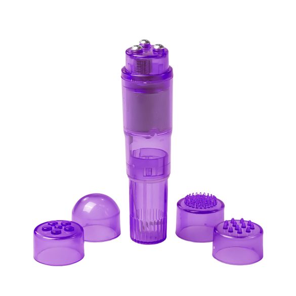 Easytoys Pocket Rocket - lila vibratorset (5 delar)