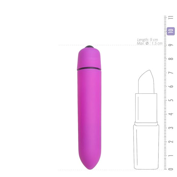 Easytoys - minivibrator bullet - vattentät - lila