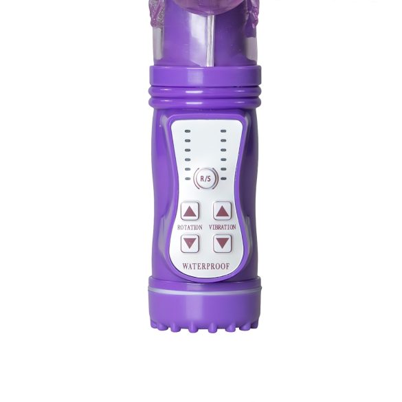 Easytoys Butterfly - roterande vibrator med stötfunktion - lila