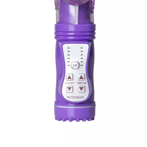 Easytoys Butterfly - roterande vibrator med stötfunktion - lila