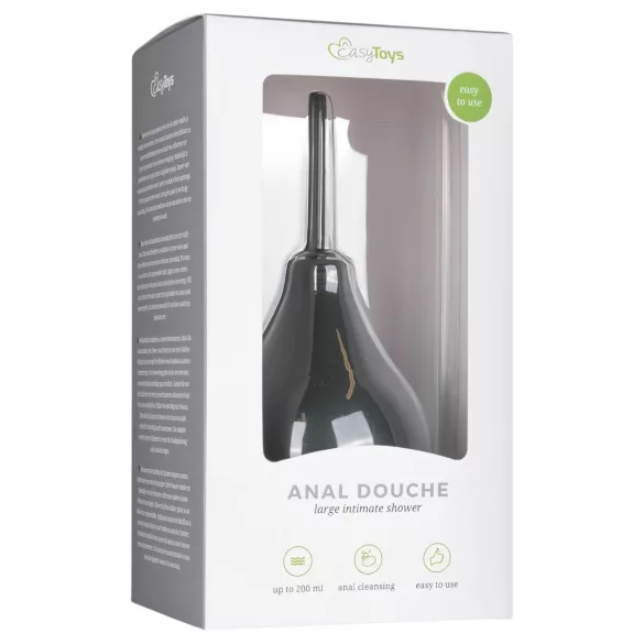 Easytoys - analdusch - stor - svart