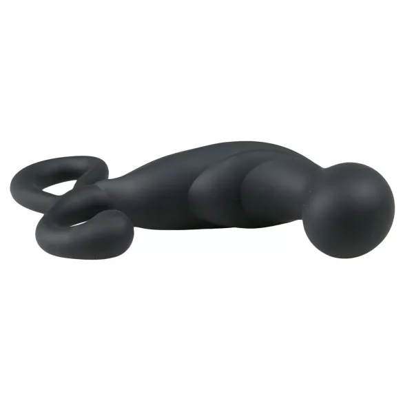 EasyToys - prostatamassagerare - svart silikon dildomassagerare
