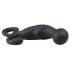 EasyToys - prostatamassagerare - svart silikon dildomassagerare