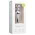 Easytoys - analplugg med rosa sten - metall silver 3,5 cm