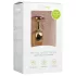 EasyToys Metal No.1 - analplug i konform med lila sten (guld, 2,5 cm)