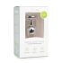 Easytoys Metal No.2 - analplugg med hjärtformad sten (silver-vit)