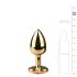 Easytoys Metall No.3 - analplugg - guld-rosa (2,5 cm)