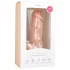 Easytoys - dildo med sugkopp och pung - 17,5 cm - natur