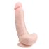 Easytoys - sugproppsdildo med pung (20 cm) - naturlig