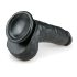 Easytoys - dildo med sugpropp och testiklar (20 cm) - svart
