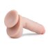 Easytoys - Dildo med sugkopp och testiklar (22,5 cm) - Naturlig