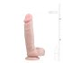 Easytoys - Dildo med sugkopp och testiklar (22,5 cm) - Naturlig