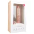 Easytoys - dildo med sugkopp och pung - stora 26,5cm - hudfärgad