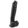 Easytoys - dildo med sugkopp och pung - svart 26,5 cm