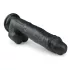Easytoys - dildo med sugkopp och pung - svart 26,5 cm