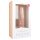 Easytoys - stor dildo med sugkopp och pung (29,5 cm) - naturfärg