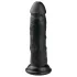 Easytoys - realistisk dildo med sugkopp - 15,5 cm - svart