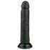 Easytoys - realistisk dildo med sugkopp (20,5 cm) - svart