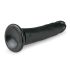 Easytoys - realistisk dildo med sugkopp (20,5 cm) - svart