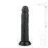 Easytoys - realistisk dildo med sugkopp (20,5 cm) - svart