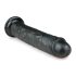 Easytoys - extra stor dildo med sugkopp (28,5 cm) - svart
