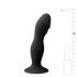 Easytoys - Svart dildo med sugkopp och ollon