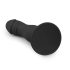 Easytoys - Svart dildo med sugkopp och ollon