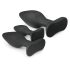 Easytoys Rocket - analsats - svart (3 delar)