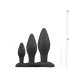 Easytoys Rocket - analsats - svart (3 delar)