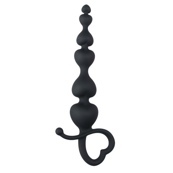 EasyToys - analdildo med pärlor - svart