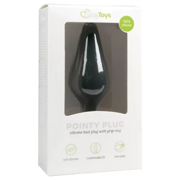 Easytoys - analplugg - liten storlek - svart