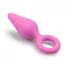 Easytoys - analplugg liten - silikon rosa