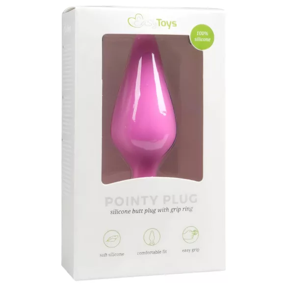 Easytoys - analplugg liten - silikon rosa