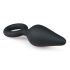 Easytoys Pointy Plug - analkula med ring - medium (svart)