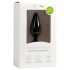 Easytoys Pointy Plug - analkula med ring - medium (svart)