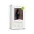 Easytoys Pointy Plug - analkula med ring - medium (svart)