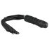 Easytoys Flogger - piska och silikon dildo i ett (svart)