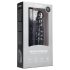 Easytoys Flogger - piska och silikon dildo i ett (svart)