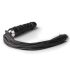 Easytoys Flogger - piska och silikon dildo i ett (svart)